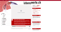 Desktop Screenshot of lebenswerte.ch